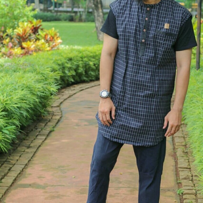 Baju Rompi Sholat Kurta Al Amwa- Rompi Tokoabdu Rosel Al Amwa Muslim
