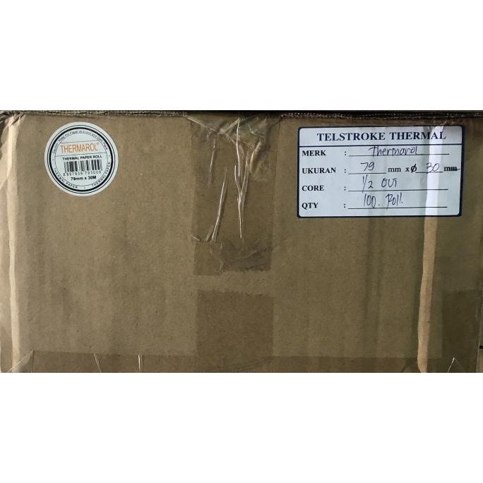 

DISKON KERTAS TELSTROKE THERMAL THERMAROL 79MMX30MM