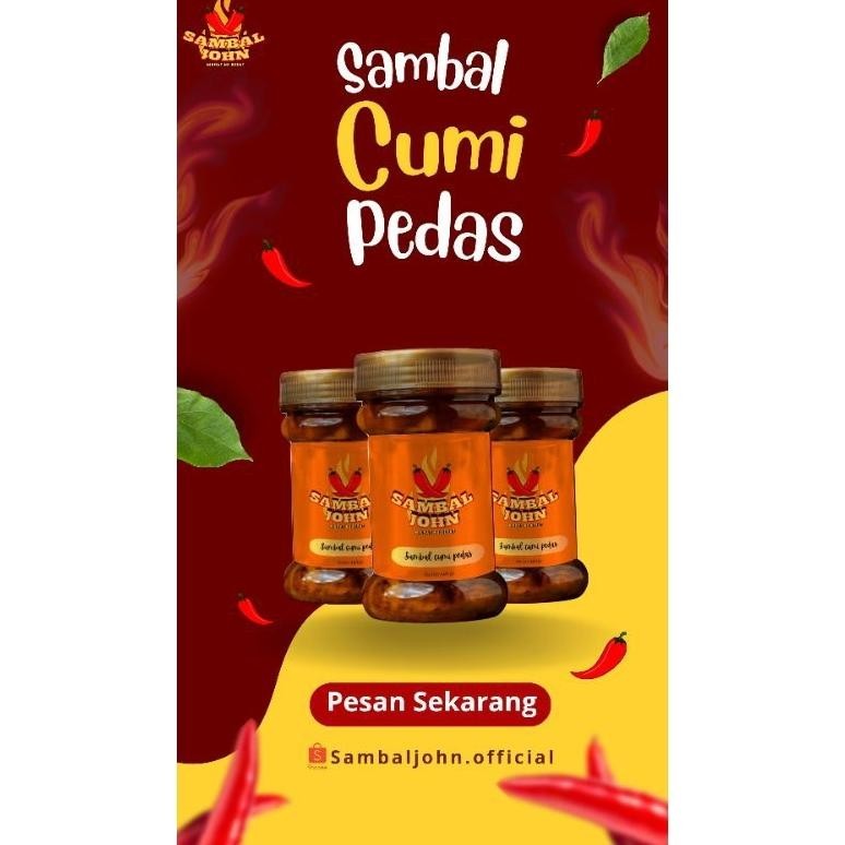 

SALE PRODUK SAMBAL CUMI PEDAS - SAMBAL HOMEMADE TERLARIS