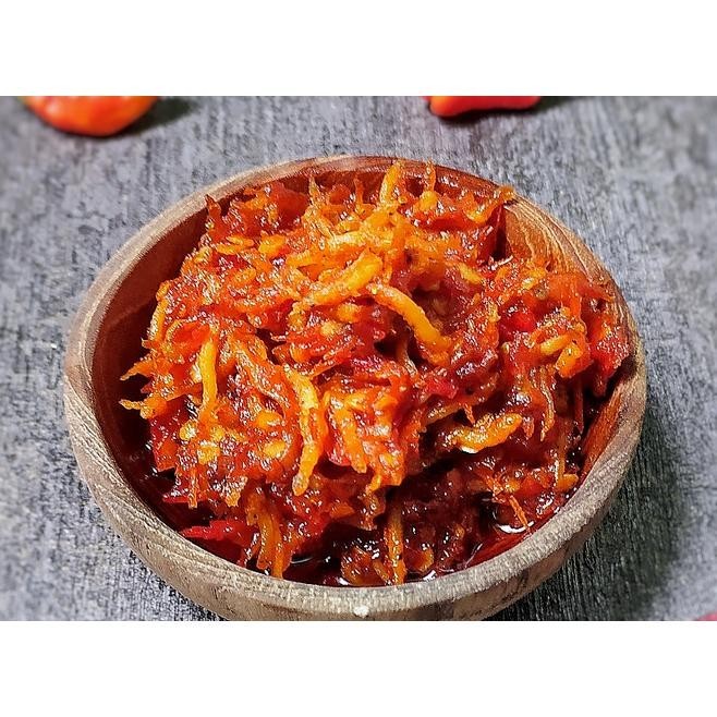 

SALE PRODUK Teri Medan Sambel 200 Gram Kemasan Botol Press Seal Alumunium Foil / Sambal Pedas / Sambal Gurih / Sambal Hot / Sambal TERLARIS