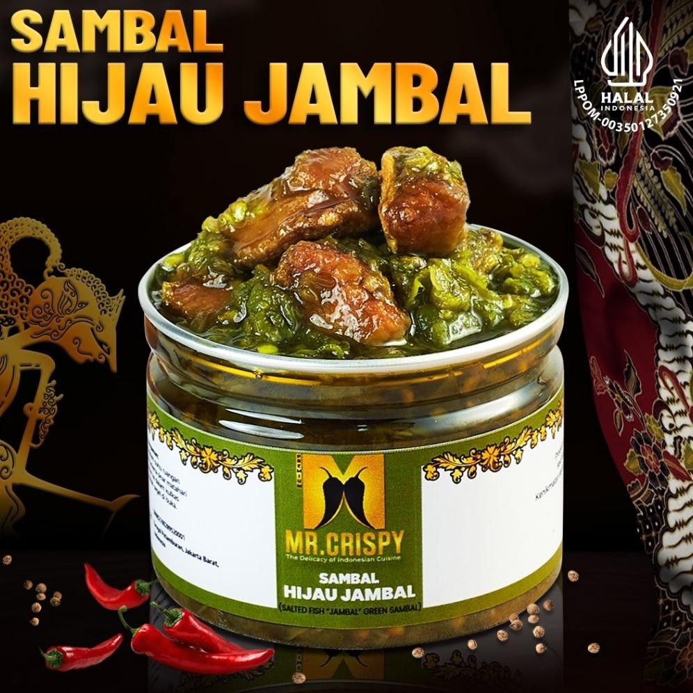 

SALE PRODUK Sambal Hijau Jambal/ Sambel Mr.Crispy TERLARIS