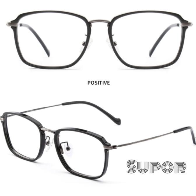 Terbaru Frame Kacamata Minus Retro Titanium Ff69 Full Frame Progresif Bisnis Original