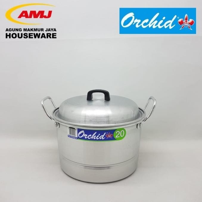 New Langseng / Dandang / Panci Kukus / Panci Serbaguna 20 Cm Orchid Stok Terbatas