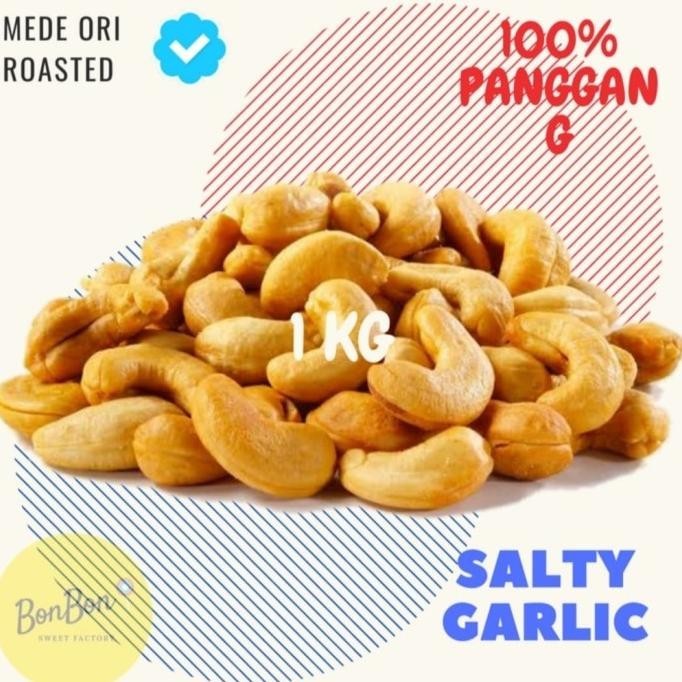 

Big Sale Kacang Mede Panggang Asin Bawang Original / Mete Roasted Oven Limited Edition