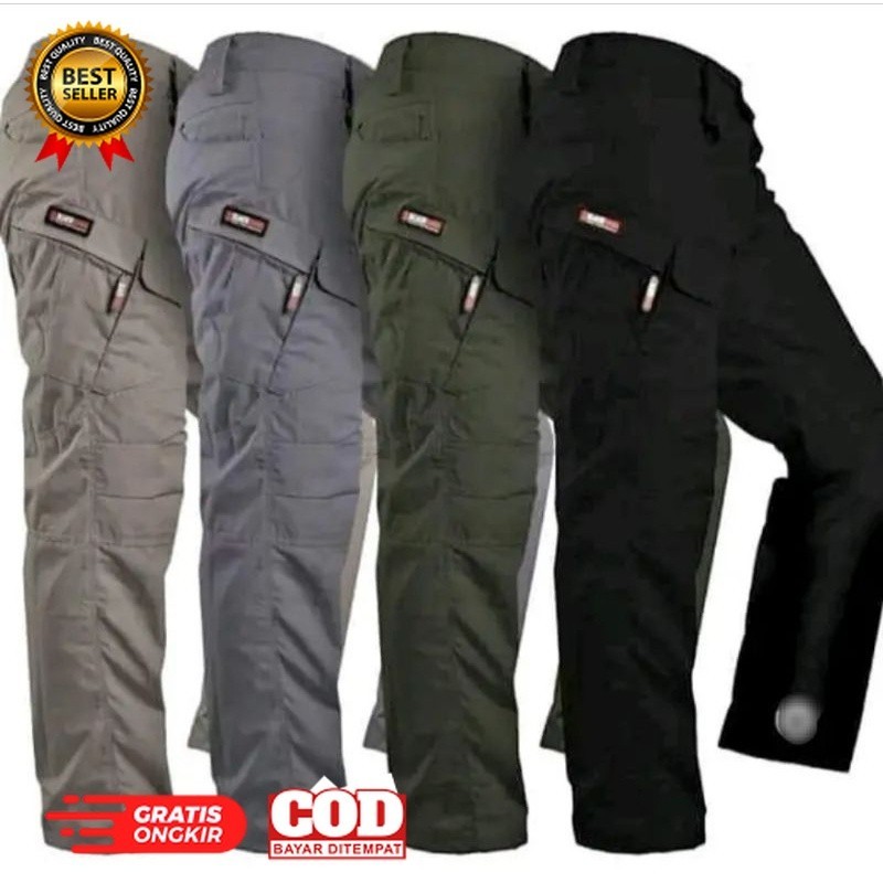[ONLINE EXCLUSIVE] CELANA CARGO TRENDY KOREAN OUTFIT OOTD /COD CELANA PANJANG TACTICAL PRIA / CARGO