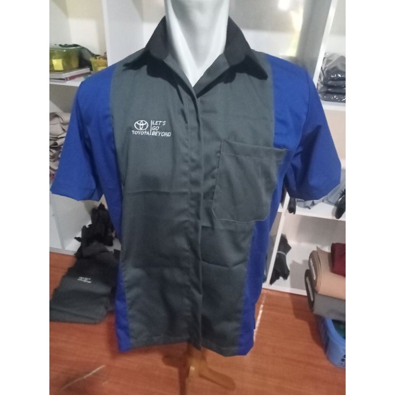 [LOOK STYLISH] Baju marketing Toyota Nasional/kemeja pria