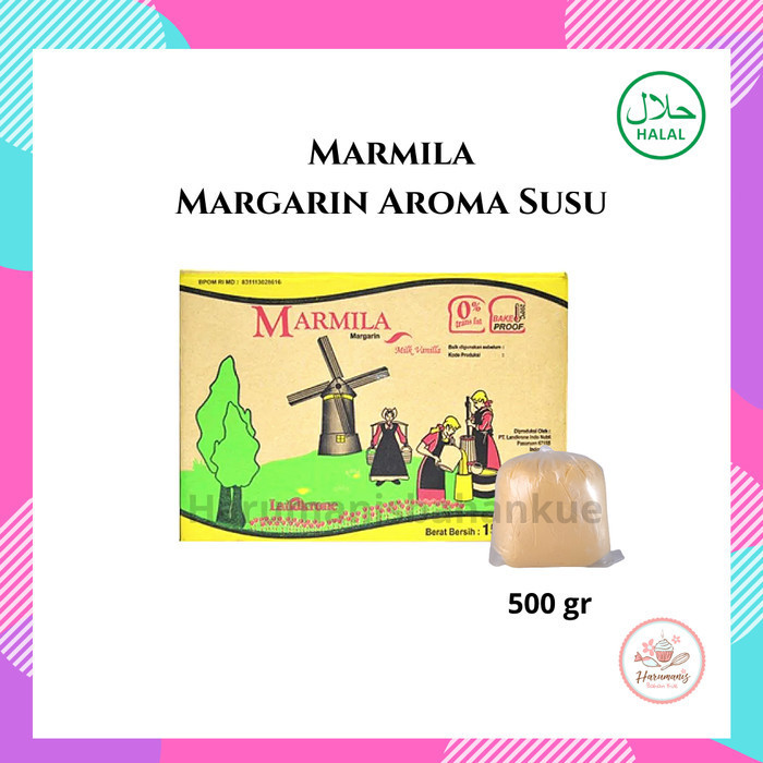 

*****] Marmila Mentega Margarin Rasa Susu 500gr