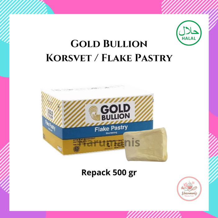 

Buruan beli] Gold Bullion Flake Pastry Korsvet Repack 500gr
