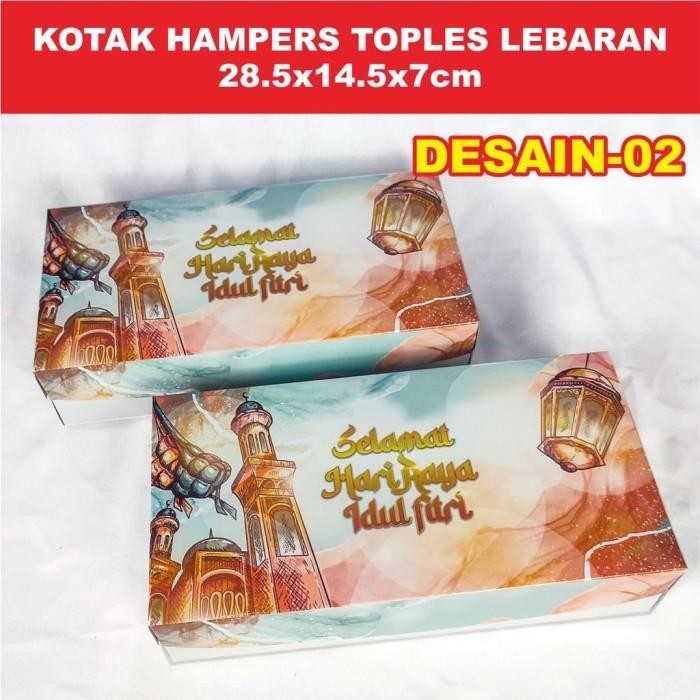 

Box Kue Lebaran Dus Toples Kue Kering 500Gr Isi 2 Hampers Idul Fitri 100
