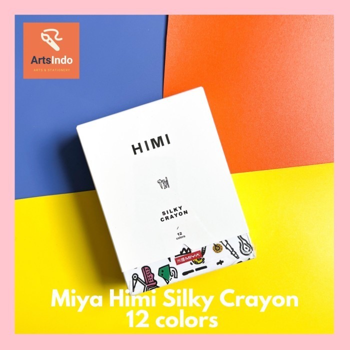 

Berkualitas Miya Himi Silky Washable Crayon 12 Colors Krayon Anak 12 Warna Sale!!!