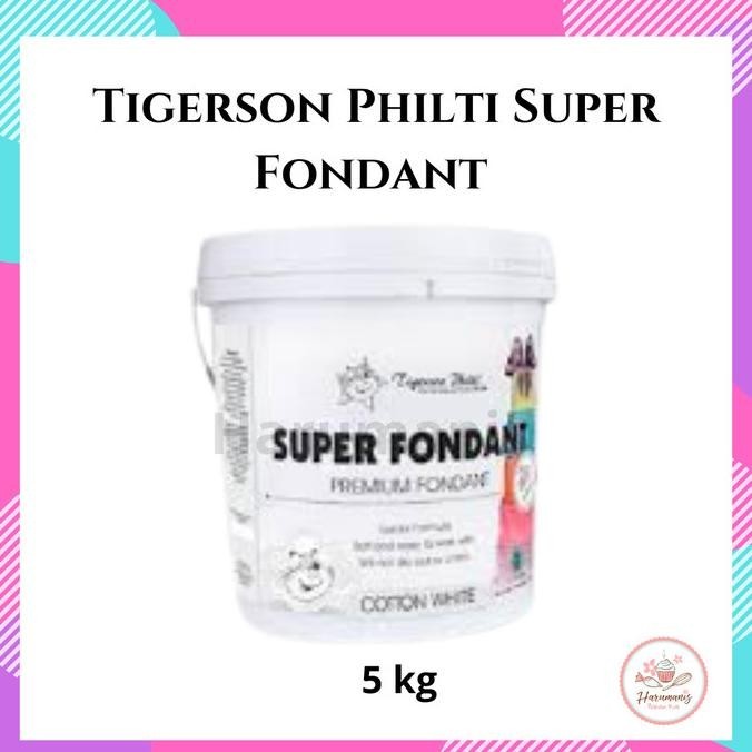 

yang dicari@@@@] Tigerson Super Fondant Cotton White 5kg