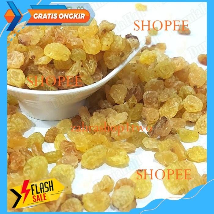 

KISMIS SIMIN 250GRAM / KISMIS ANGGUR KRISTAL WARNA EMAS RASA MANIS BEST QUALITY PRODUCT !!