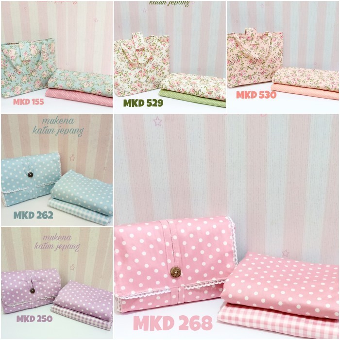 Murah Mukena katun jepang aneka motif size dewasa Adem Premium Terbaru Lebaran Traveling Kekinian 20