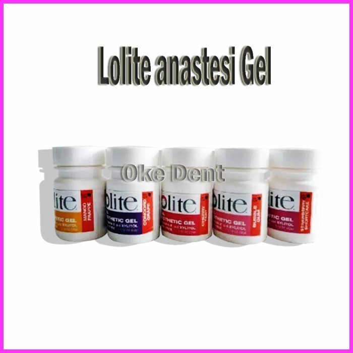 Terlaris Lolite gel iolite topikal anastesi dental anestesi topical anesthetic SALE