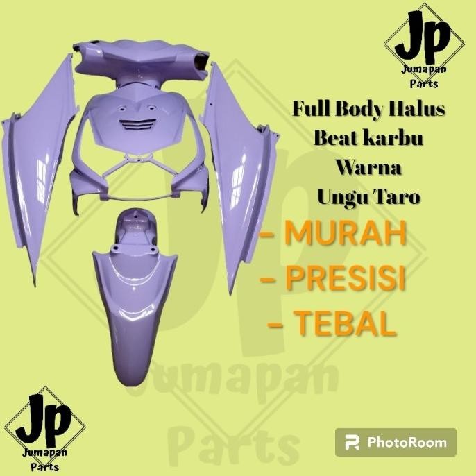 FULL BODI HALUS HONDA BEAT KARBU CUSTOM WARNA UNGU TARO 2008-2012