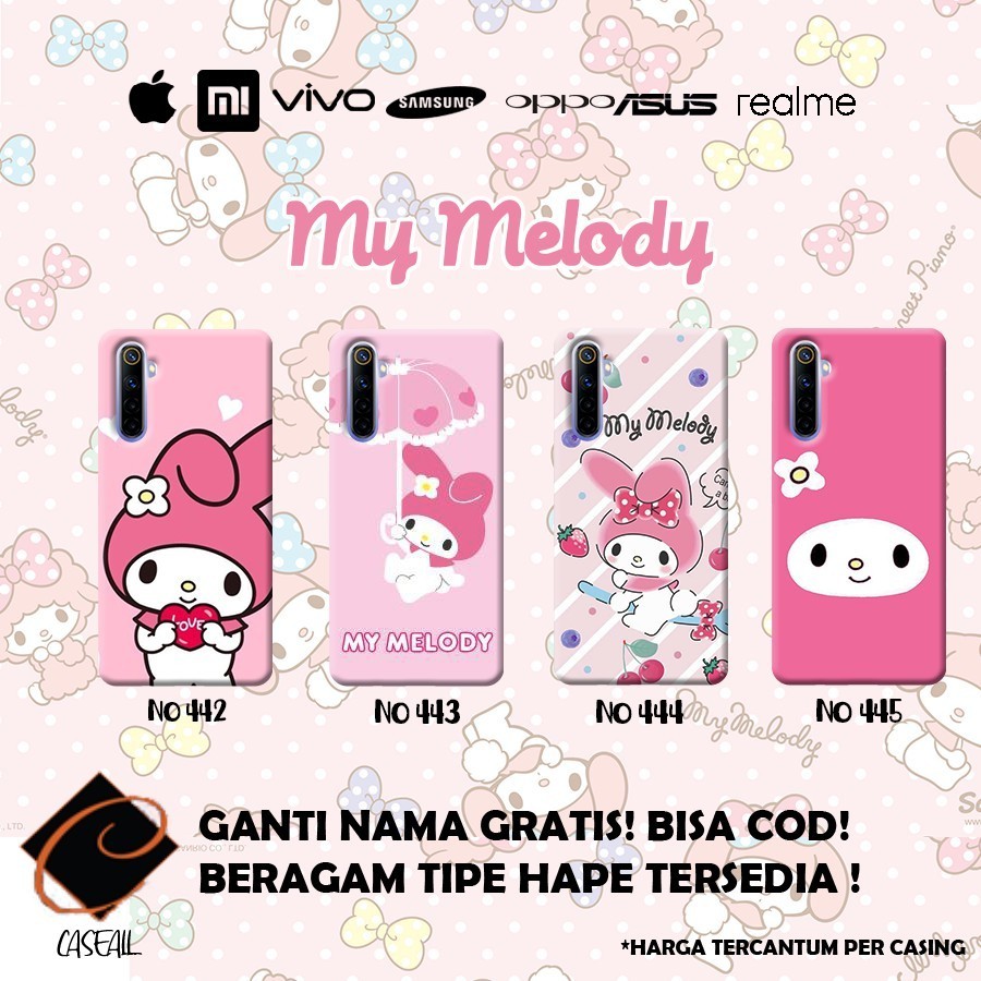 Case Casing My melody ( Semua Tipe HP ) Realme 6 ,  6 Pro  Realme 5 , 5 Pro Realme C3 Oppo A31 A5 A9