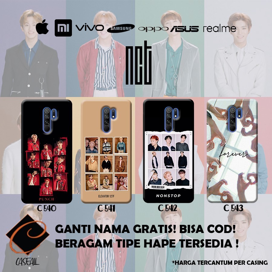 Case Casing NCT Jaehyun ( Semua Tipe HP )  Redmi 9 Note 9  9 pro Realme C11 C12 C15 C2 6 6 Pro y30