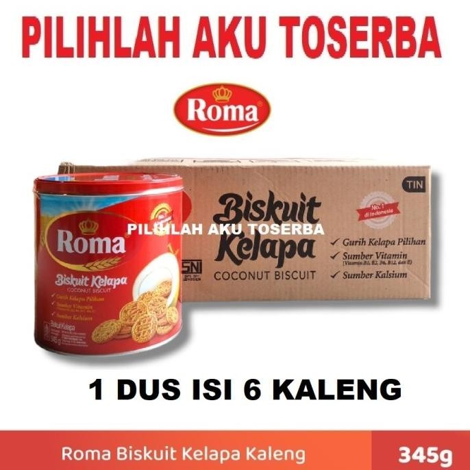 

Biskuit Roma KELAPA KALENG - ( HARGA 1 DUS )