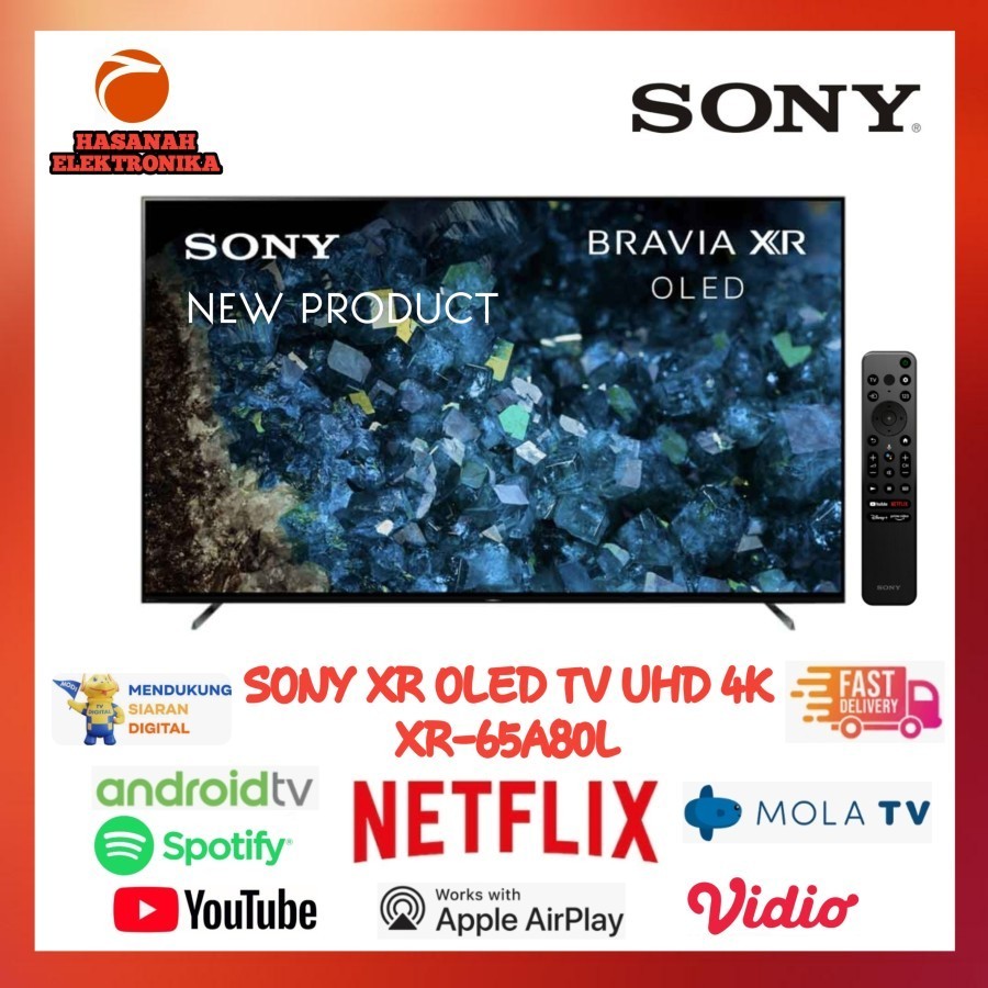 SONY XR-65A80L BRAVIA XR OLED 4K HDR GOOGLE TV 65 INCH