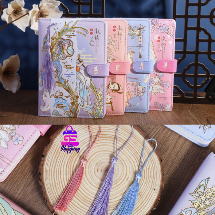 

BARANG TERLARIS Magnetic Notebook Lady Samurai / Diary Jurnal agenda Buku tulis - 6285