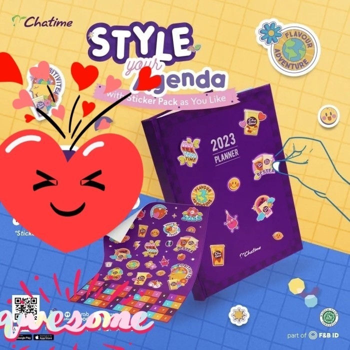 

BARANG TERLARIS Chatime Planner Agenda 2023
