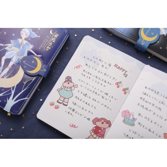 

BARANG TERLARIS Buku Tulis Notebook Planner Journal Stationery Bintang Sabit