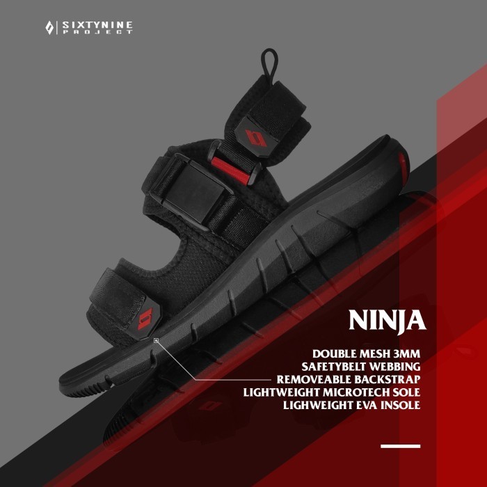 Sixtynine Project - Ninja - Sepatu Sandal Pria