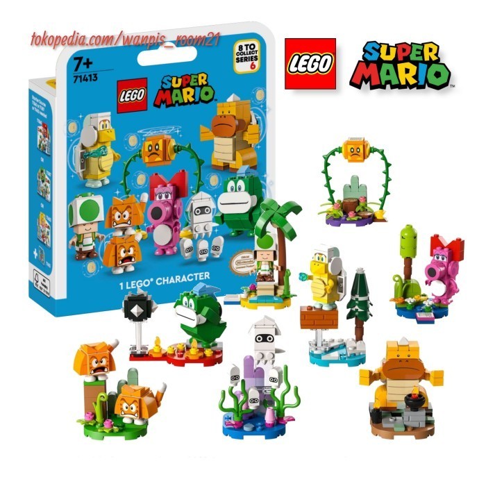 MUST HAVE LEGO SUPER MARIO 71413 SERIES 6 - LEGO KARAKTER SUPER MARIO BROS. TERMURAH