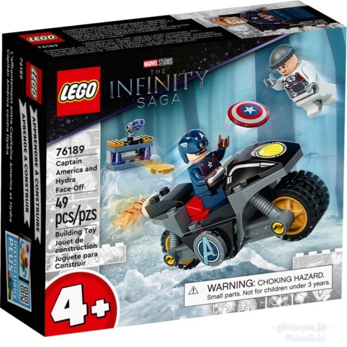 DISKON SPESIAL LEGO 76189 CAPTAIN AMERICA AND HYDRA FACE-OFF TERBARU