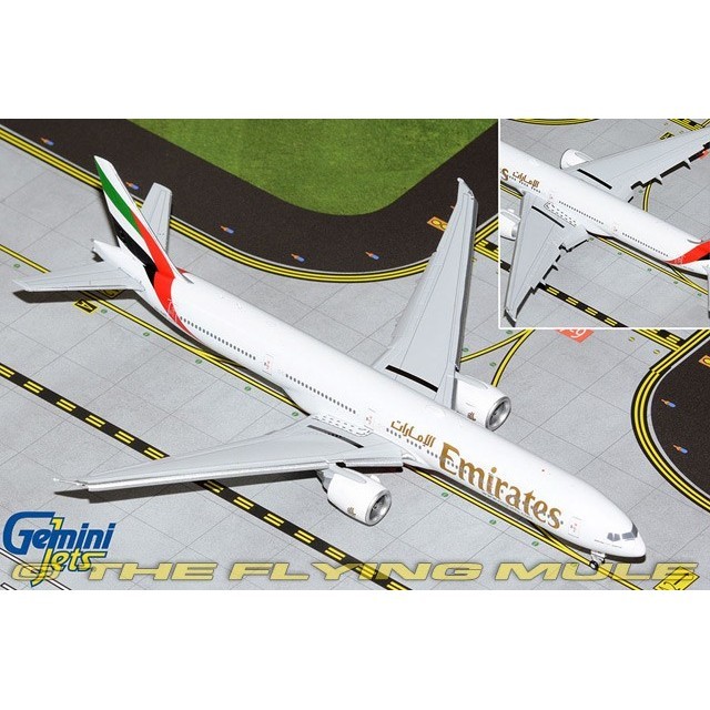 HOT SALE GEMINI JETS 777-300ER 1:400 DIECAST GJUAE2068F TERLARIS