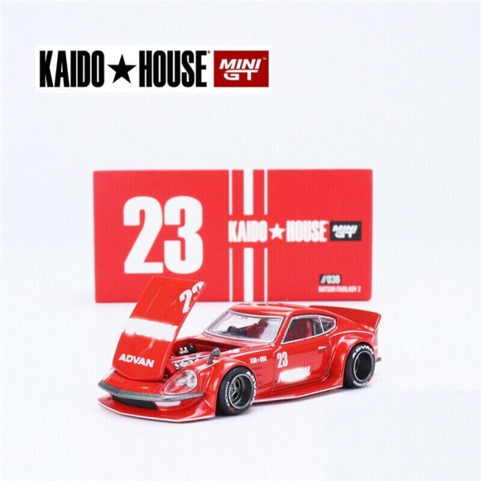 KHMG036 Kaido House MiniGT Datsun KAIDO Fairlady Z Motul Red Diecast