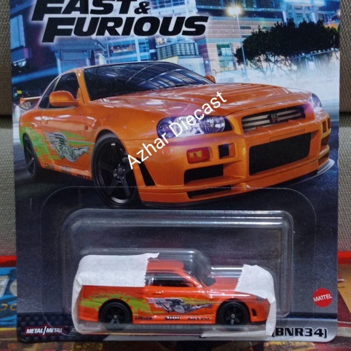 HOT SALE HOTWHEELS PREMIUM FAST FURIOUS R34 TERMURAH
