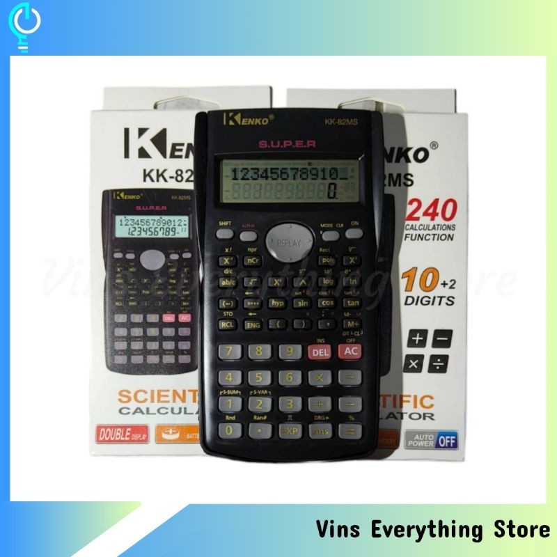 

[VES] Kalkulator Scientific Kenko Scientifi Calculator