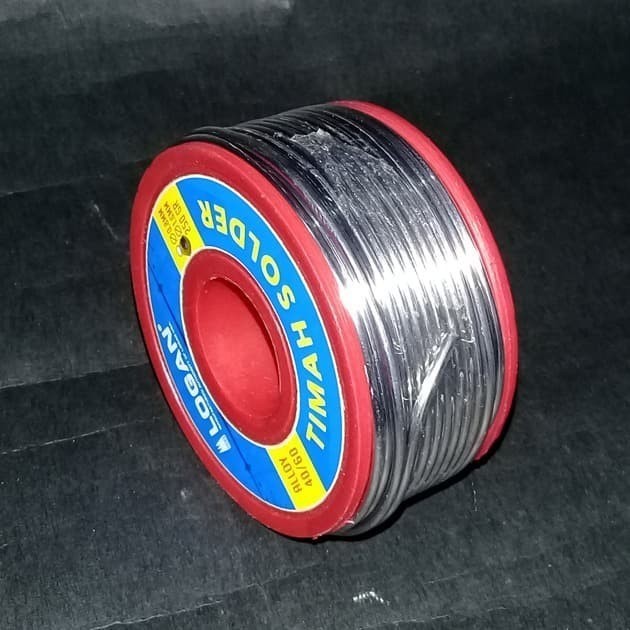 Timah Solder 250 Gram Logan / Kawat Timah Solder / TImah Solder Roll