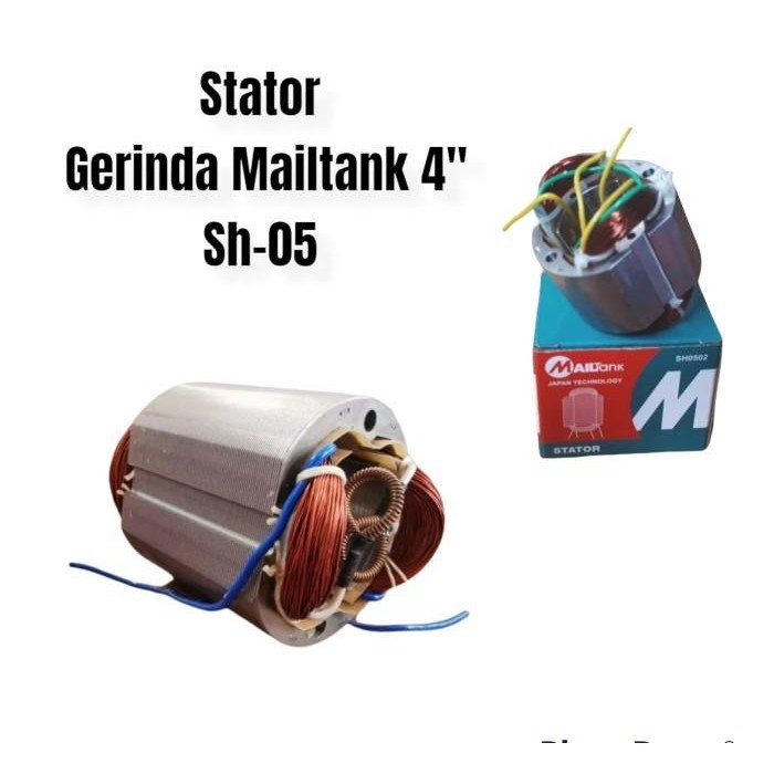 STATOR MESIN GERINDA .SPAREPARTS GERINDA MAILTANK SH05 STATOR SH 0502