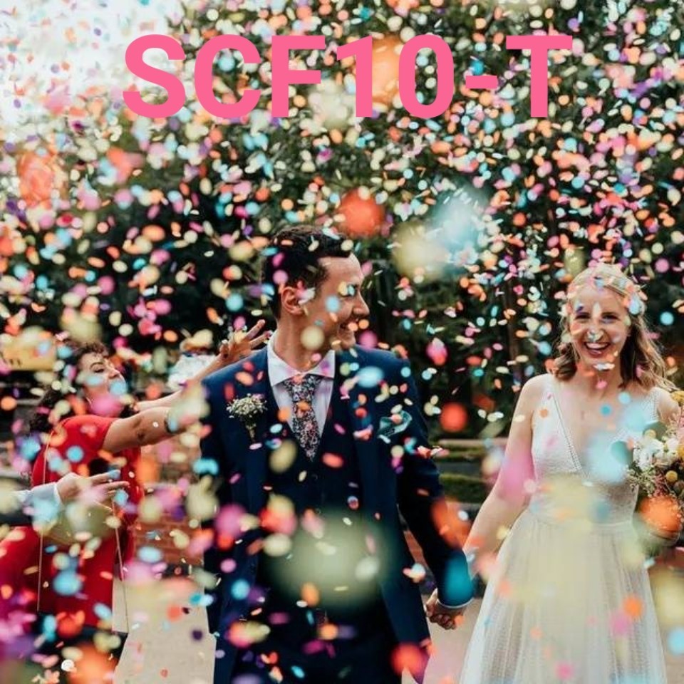 SCF10-T konfetti confetti 1 cm 100 gr hijau ungu merah pink putih biru (Lain-Lain) papaya balon