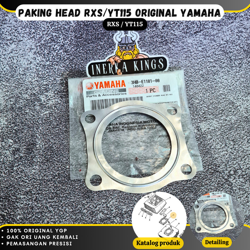 Gasket Paking Cylinder Head RX SPESIAL YT115 Original YGP 3HB-E1181-00