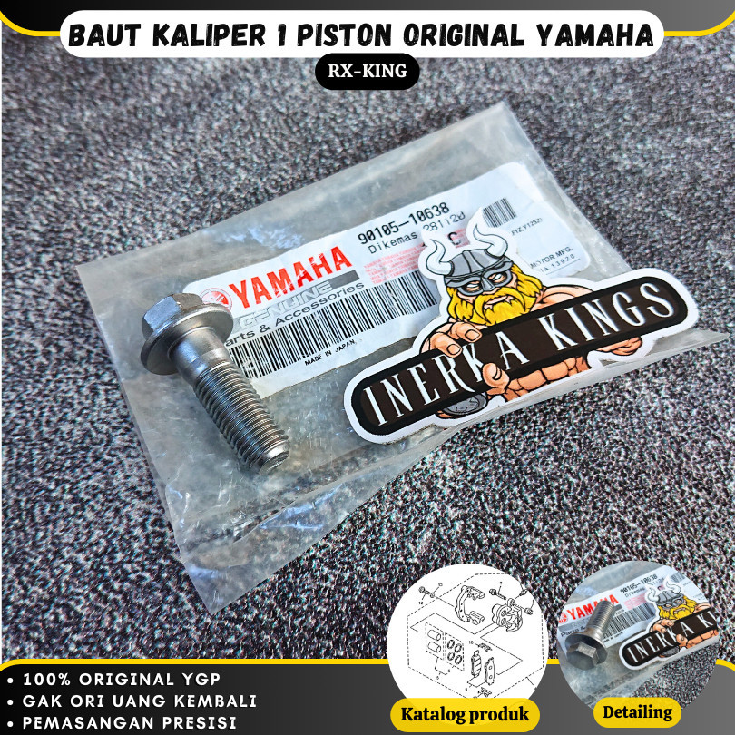 Baut Baud Bintang Kaliper Cakram 1 Piston Rx King Original 90105-10638