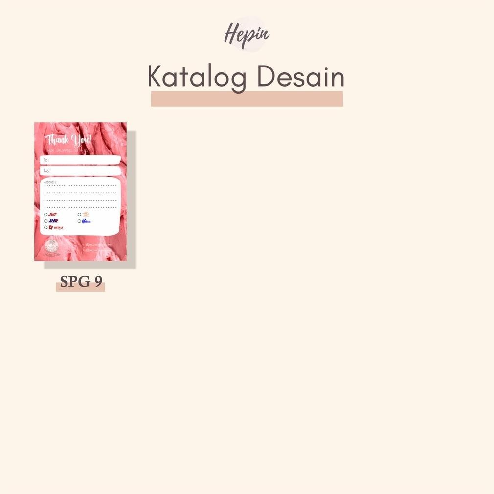 

label pengiriman murah/stiker pengiriman edisi GELATO/bisa custom/stiker paket/label alamat