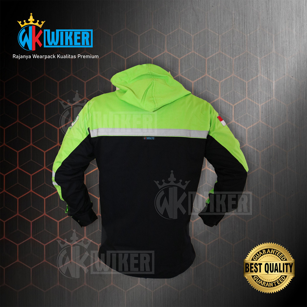 [FRESH STYLE] GET IT NOW Wearpack Safety Dengan Penutup Kepala - Jaket Proyek - Baju Safety -