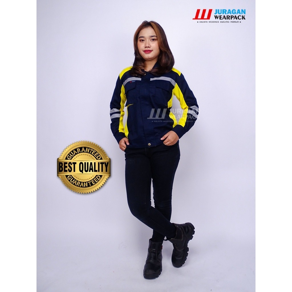 [FRESH STYLE] GET IT NOW Juragan Wearpack - Wearpack Kerja Model Ultimate Warna Kuning Kombinasi