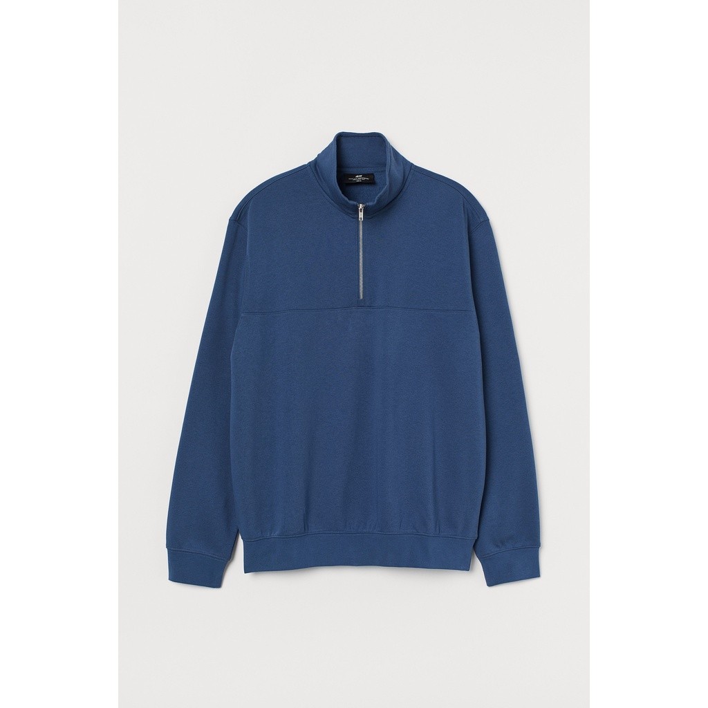 [HEAT IT UP] THE NEWEST Jaket half zip / Jaket Relaxed Fit Sweatshirt / Jaket Crewneck Zipper /