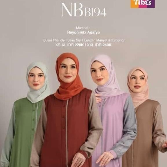 Best Seller Gamis Nibras Nb B194 Original