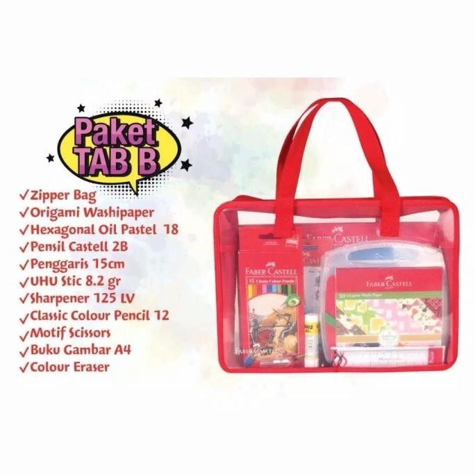 

Paket Tab Atk Faber Castell Tahun Ajaran Baru B Kemasan Zipper Bag Stok Terbatas