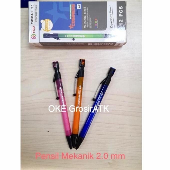 

Terbaru! Pensil Mekanik 2.0 mm Tizo / Mechanical Pencil Tizo - TM030C KARTUN ,,