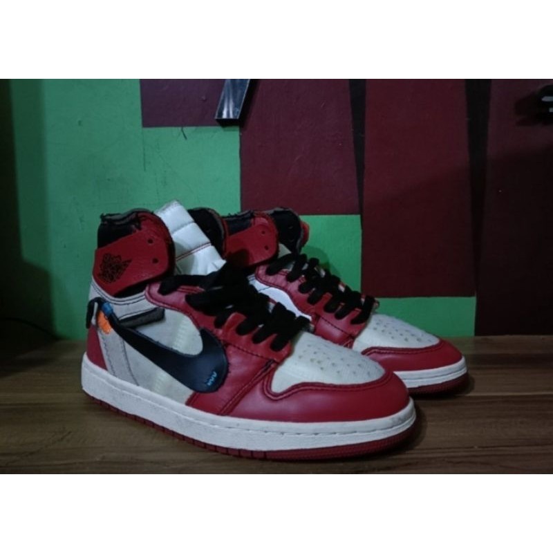 sepatu Nike air Jordan 1 high Chicago off white