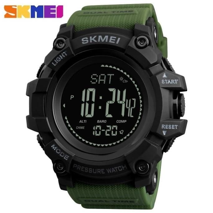 Jam Tangan Outdoor Altimeter Barometer Thermometer SKMEI 1358