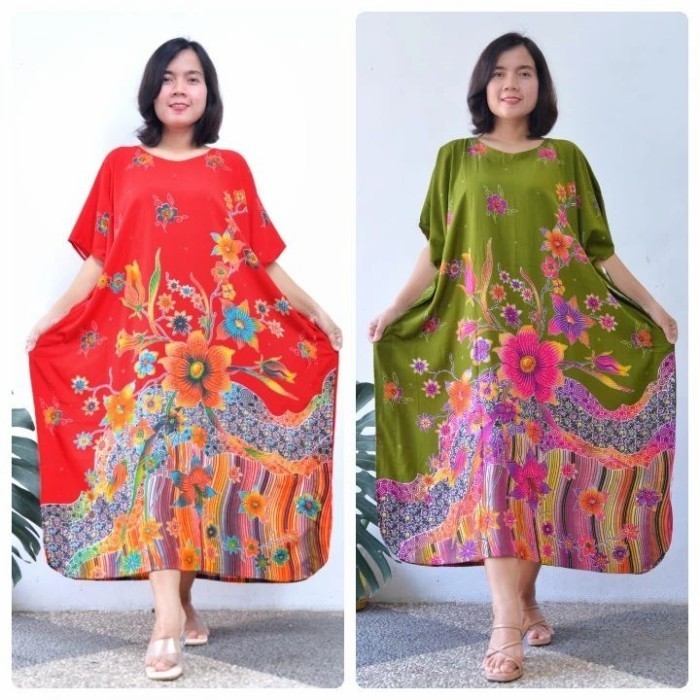 Daster Kalong Jumbo Kencana Ungu