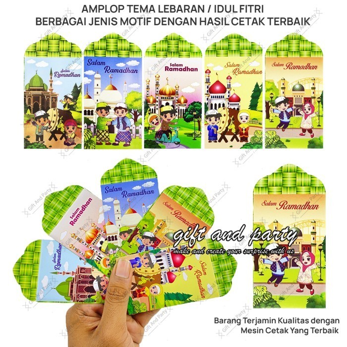 

Amplop Lebaran / Angpao Lebaran / Amplop Idul Fitri Kter / Amplop