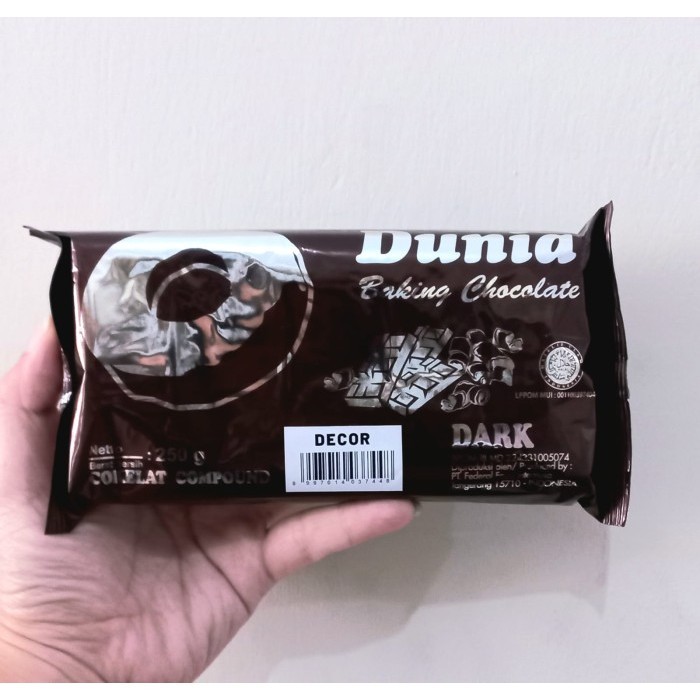 

Compound Baking Dunia Decor Te Dark Bahan Kue
